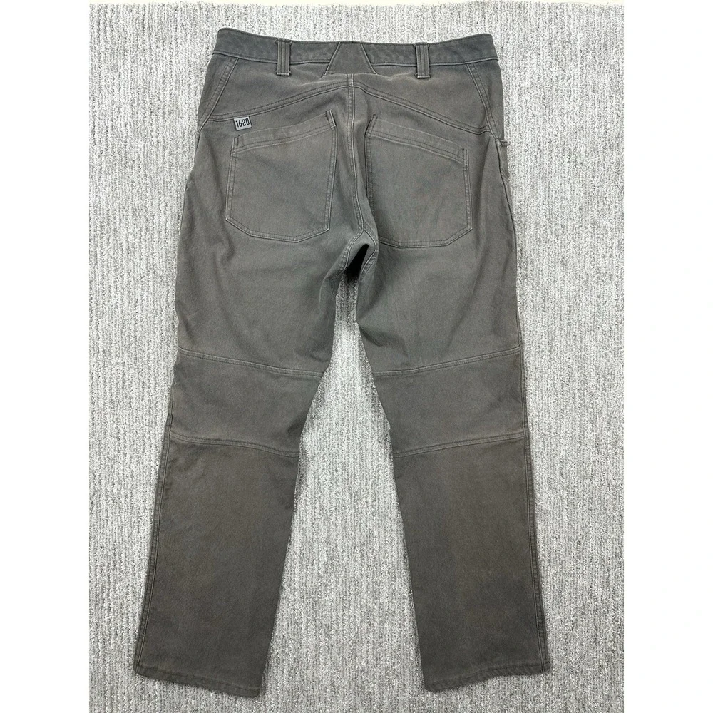 1620 Foundation Pant Men 36x31 Canvas Granite Gray Cordura Workwear Made in USA